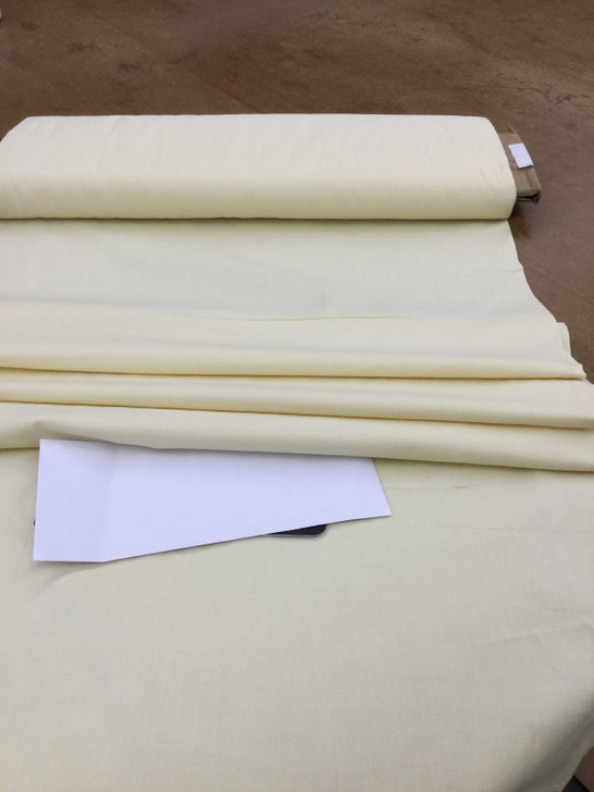 Light Butter Yellow | Cool | | SOLID | Quilting Fabric | 100% Cotton | 44 wide | By the Yard3921