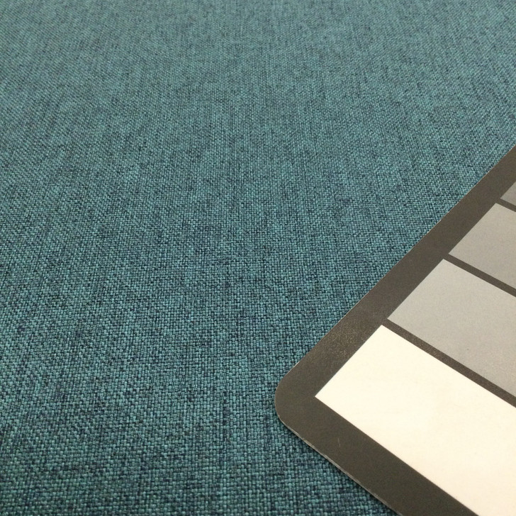 Heathered Teal Gabardine Fabric |  Drapery / Lightweight Upholstery | 100% Polyester | 54" Wide | By the Yard