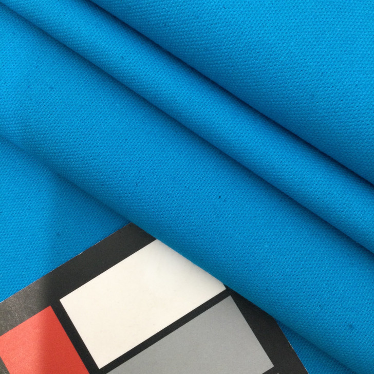 Bright Blue Solid | Cotton Canvas Fabric | 7oz. | 100% Cotton | 54" Wide | By the Yard