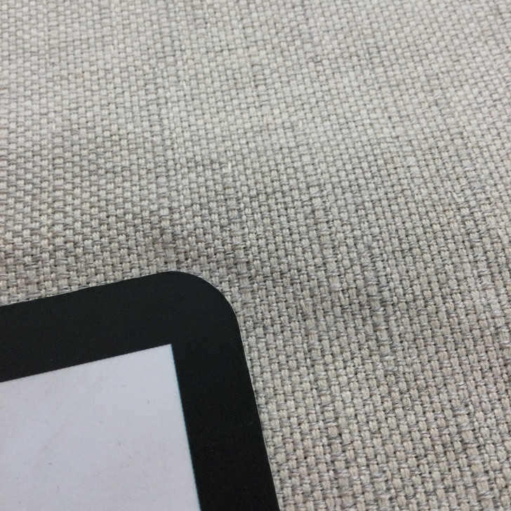 Off White / Grey Linen Weave |  Drapery / Lightweight Upholstery Fabric | 100% Polyester | 54" Wide | By the Yard