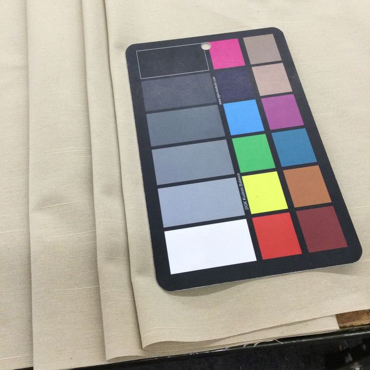 Mimi in Almond | Slub Solid in Beige | Drapery Fabric | Polyester | 54" Wide | By the Yard