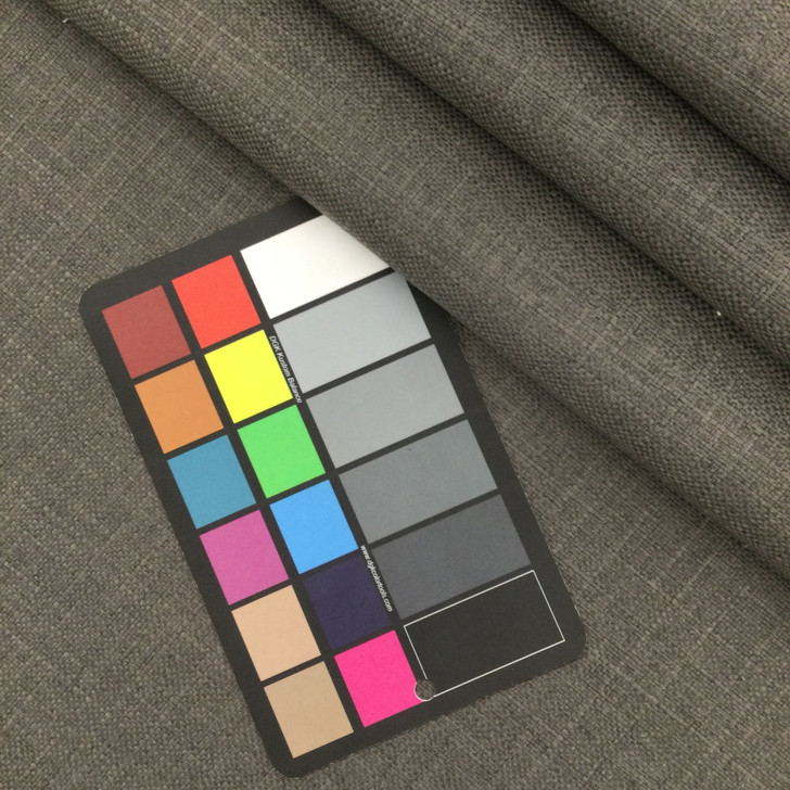 Seal Grey Basketweave Fabric | Heavyweight Upholstery | 54" Wide | By the Yard | Katan in Seal