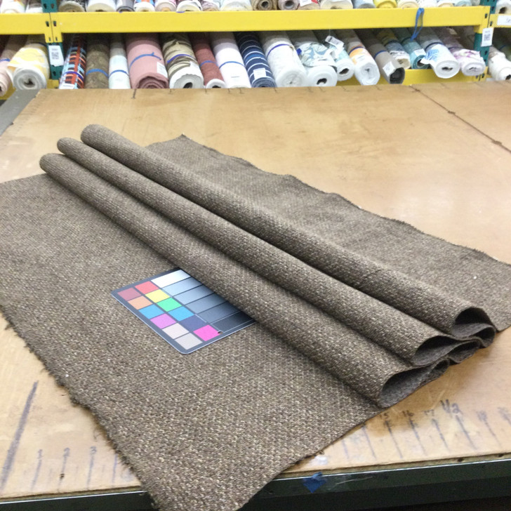Dark Brown Textured Weave Fabric |  Upholstery | | Heavy Weight | 54" Wide | By the Yard
