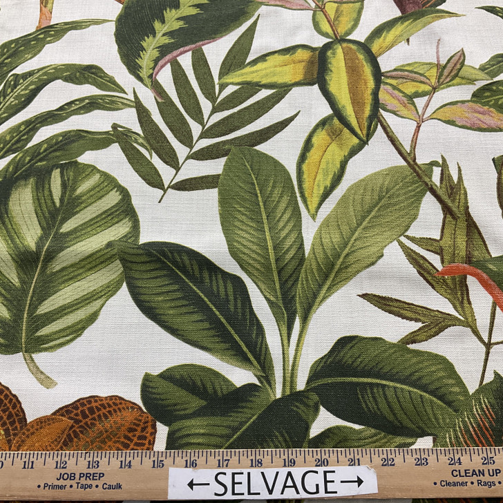 Richloom Drake Slub Duck Jungle | Medium Weight Duck Fabric | Home Decor Fabric | 55" Wide