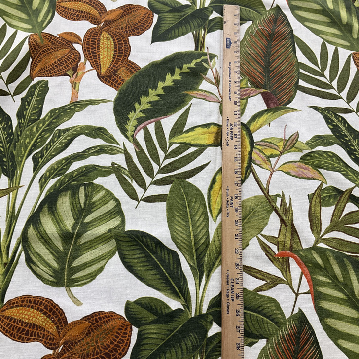 Richloom Drake Slub Duck Jungle | Medium Weight Duck Fabric | Home Decor Fabric | 55" Wide