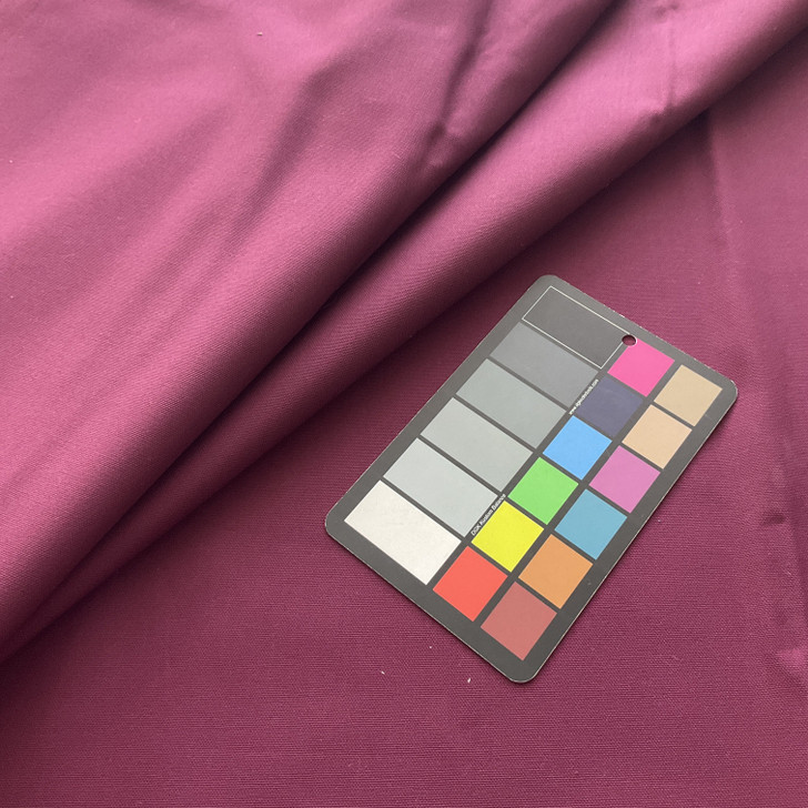 9 oz. Organic Cotton Duck Plum | Medium/Heavyweight Duck Fabric | Home Decor Fabric | 60" Wide