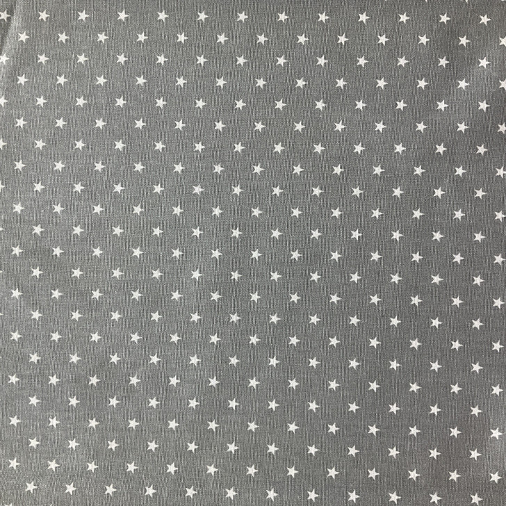 Premier Prints Mini Stars Storm/White | Medium Weight Duck Fabric | Home Decor Fabric | 54" Wide