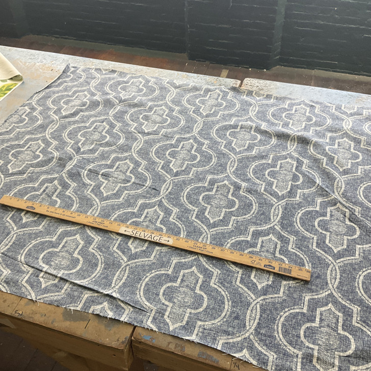 Premier Prints Newport Vintage Indigo | Medium Weight Duck Fabric | Home Decor Fabric | 54" Wide