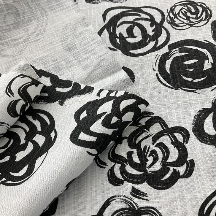 Premier Prints Phoebe Ink | Medium/Heavyweight Canvas Fabric | Home Decor Fabric | 54" Wide