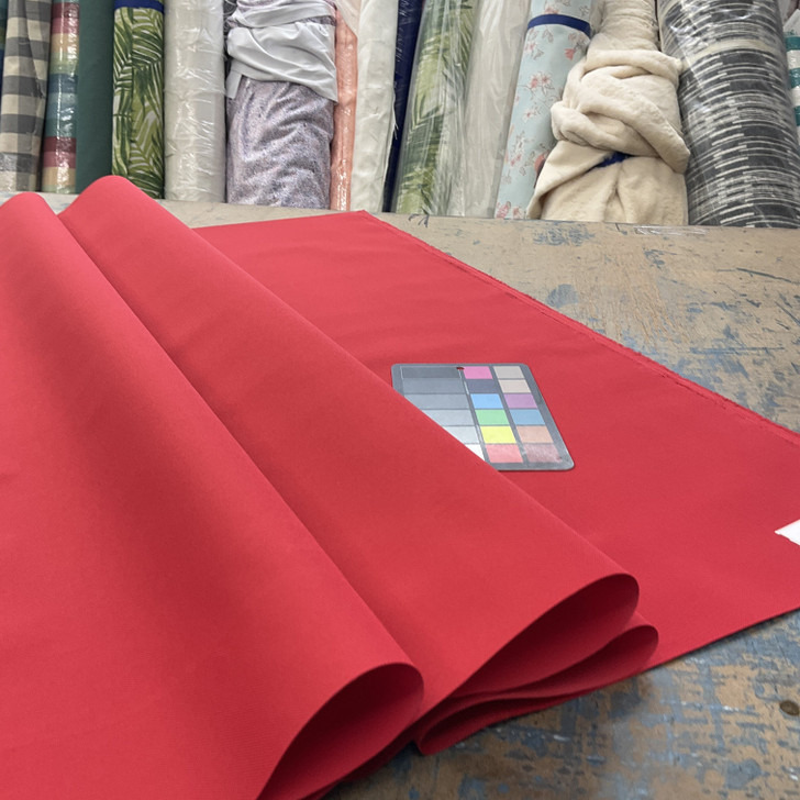 Ottertex Waterproof Canvas Red | Heavyweight Canvas Fabric | Home Decor Fabric | 60" Wide