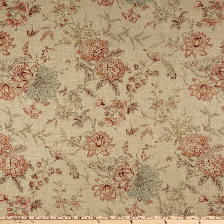 Waverly Lucchese Giardino | Medium Weight Linen Fabric | Home Decor Fabric | 54" Wide