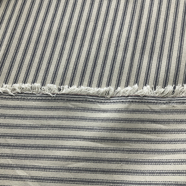 Waverly Classic Ticking Duck Graphite | Medium Weight Duck Fabric | Home Decor Fabric | 55" Wide