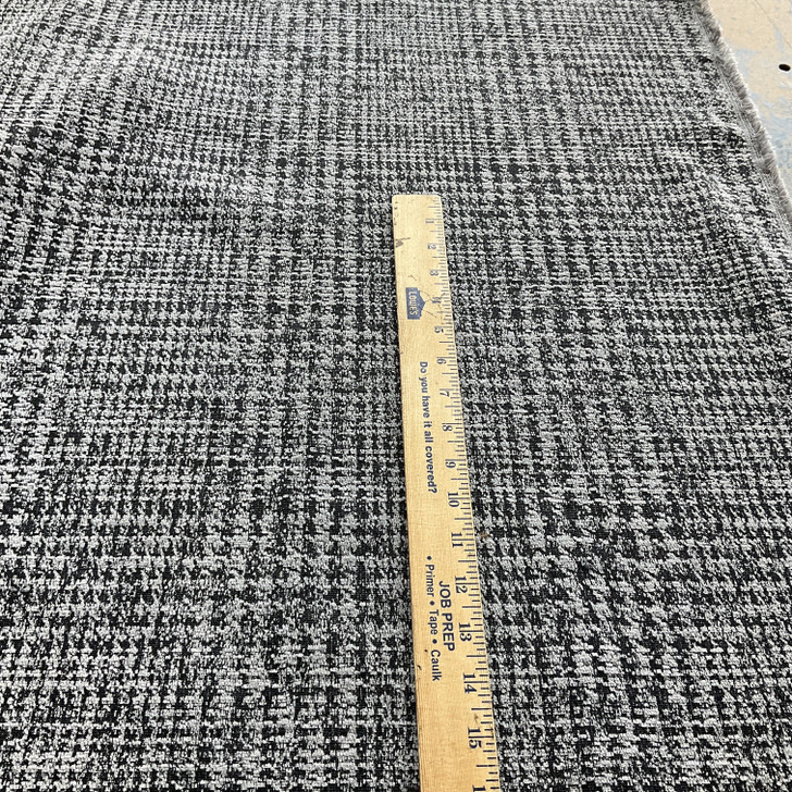 Swavelle Newcomer Chenille Jacquard Ash | Heavyweight Chenille, Jacquard Fabric | Home Decor Fabric | 56" Wide