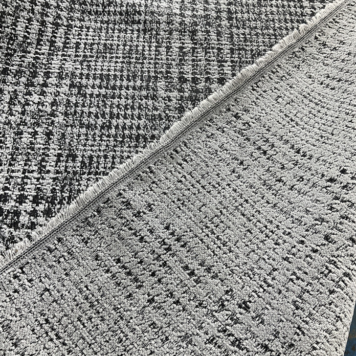 Swavelle Newcomer Chenille Jacquard Ash | Heavyweight Chenille, Jacquard Fabric | Home Decor Fabric | 56" Wide