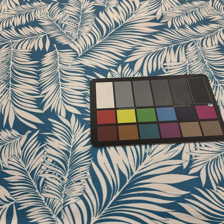 Comersan Fabrics Acuario Duck Blue/White | Lightweight Duck Fabric | Home Decor Fabric | 55" Wide