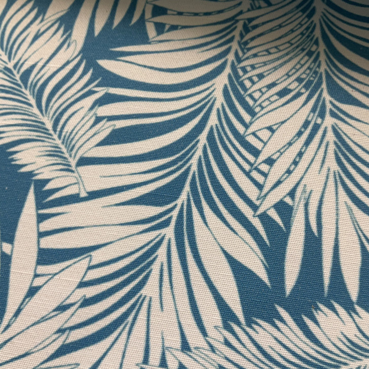 Comersan Fabrics Acuario Duck Blue/White | Lightweight Duck Fabric | Home Decor Fabric | 55" Wide