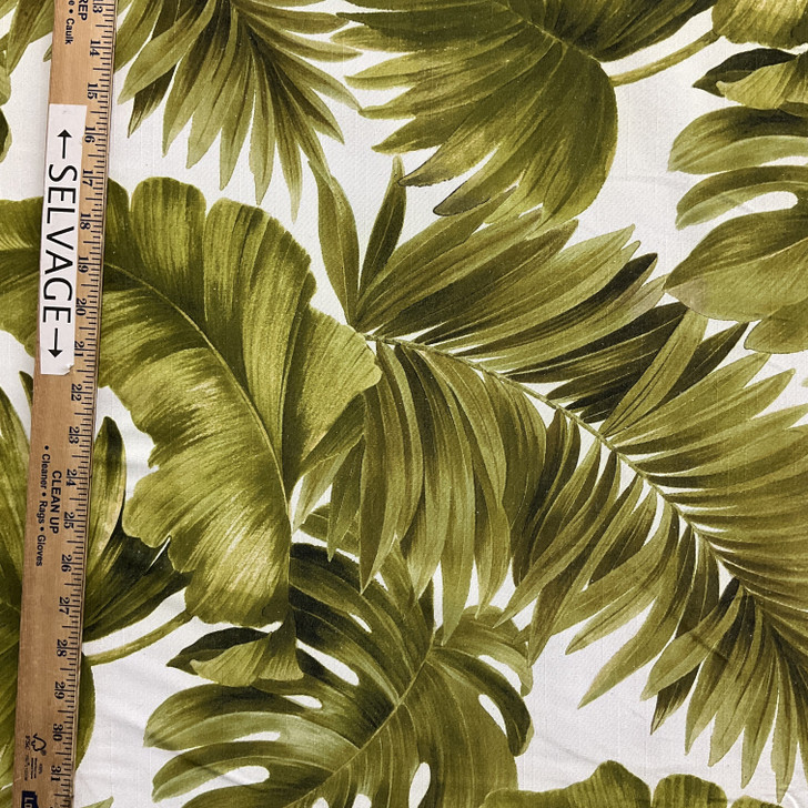 Comersan Fabrics Palmeiras Duck Pine | Lightweight Duck Fabric | Home Decor Fabric | 55" Wide