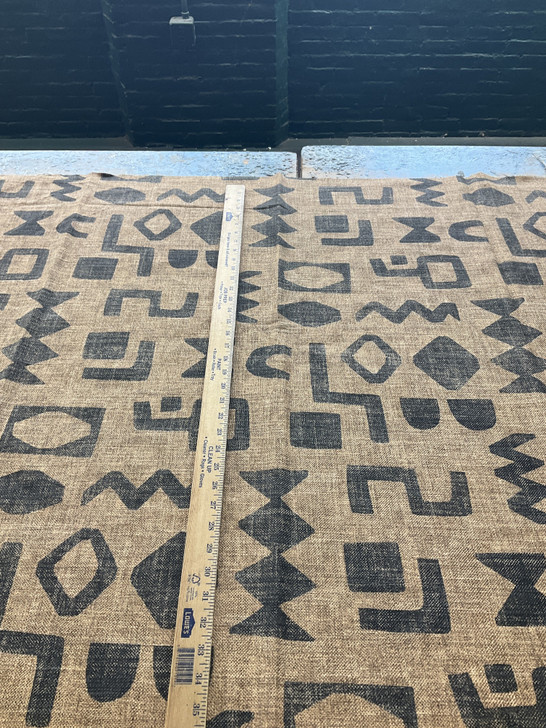 PKL Studio Secret Code Basketweave Teak | Medium/Heavyweight Basketweave Fabric | Home Decor Fabric | 54" Wide