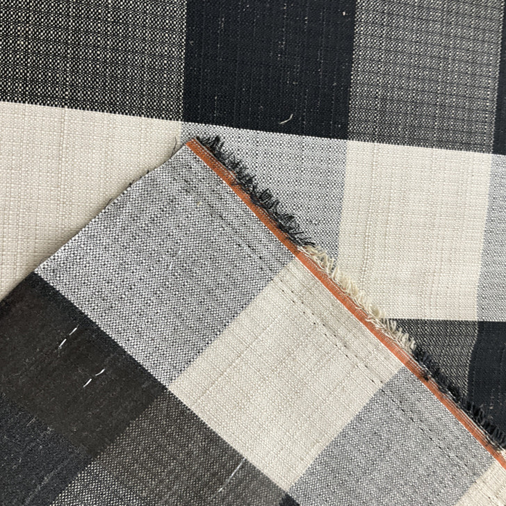 3 Yard Piece of Richloom Fortress Performance Arden Onyx | Medium/Heavyweight Duck Fabric | Home Decor Fabric | 56" Wide