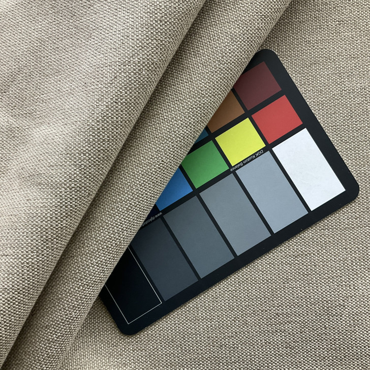 Likewise in Flax | Upholstery Fabric | Solid Flax Tan | Heavyweight | 54" Wide | By the Yard