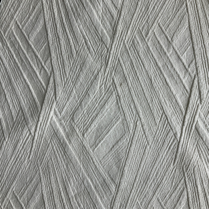 Geometric in Coconut | Upholstery Fabric | Off White Matelasse Woven | Medium Weight | 54" Wide | By The Yard