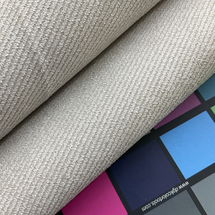 Twill Microsuede in Off White | Upholstery Fabric | Medium Weight | 100% Polyester | 54" Wide | By the Yard