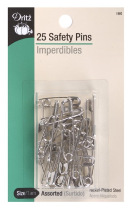Assorted Size Safety Pins | 25 ct. | Dritz | Sewing Notions