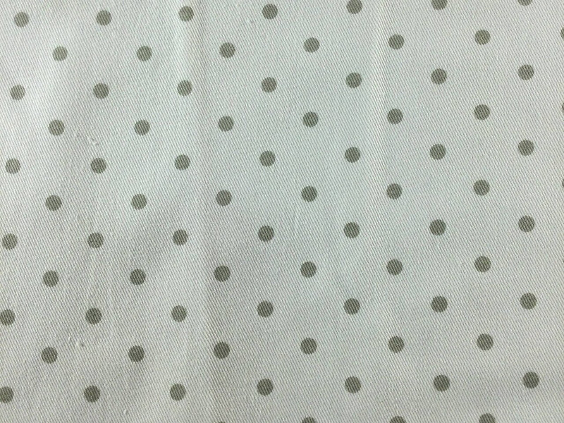 Gray Polka dot Fabric - Fabric Warehouse