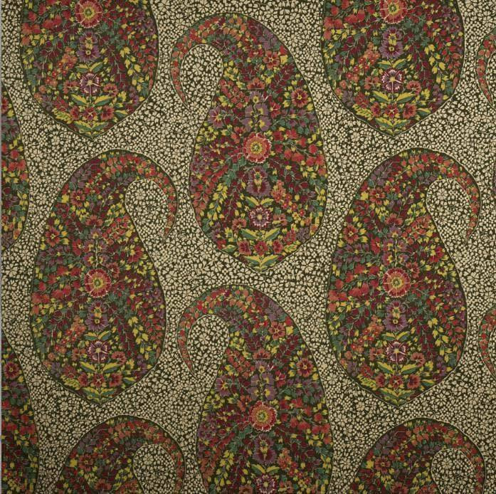 Mosaic Paisley Enamels Printed Drapery & Curtain Fabric By The Yard