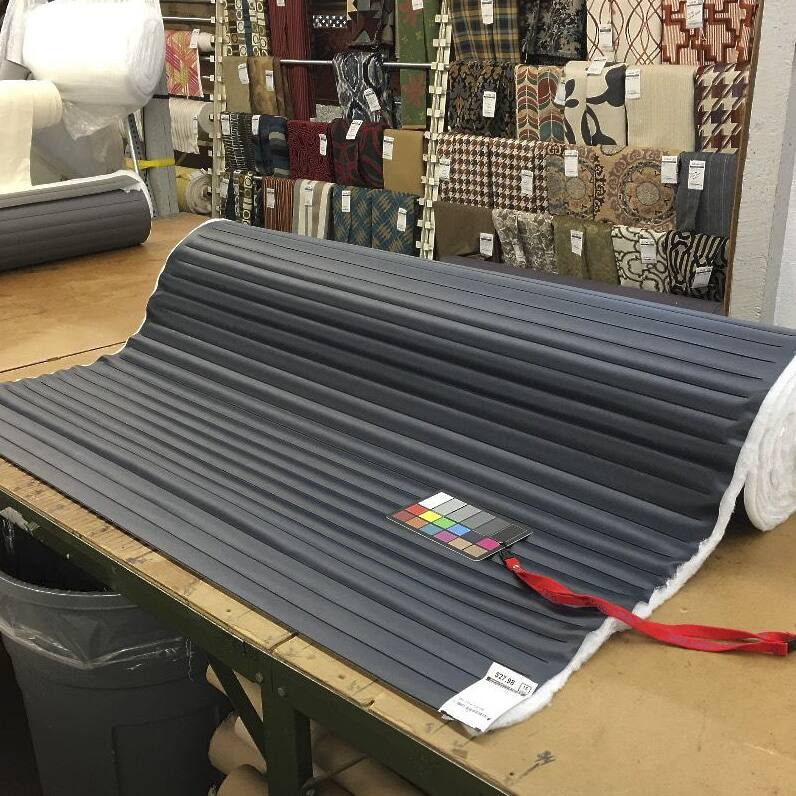 Seaquest Roll N Pleat | Navy Blue | PSQ-019 | PLEATED MARINE VINYL Fabric | SUN + SALT PROOF | 54 wide | By the Yard