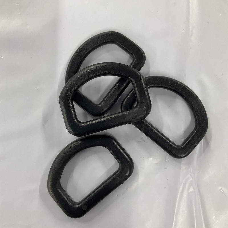D Ring | Plastic | Black | 1 Inch