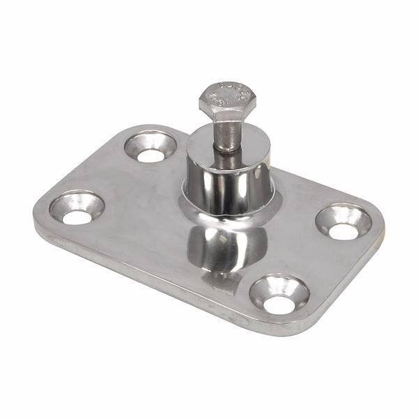 4 hole Deck Hinge Stainless Steel with bolt