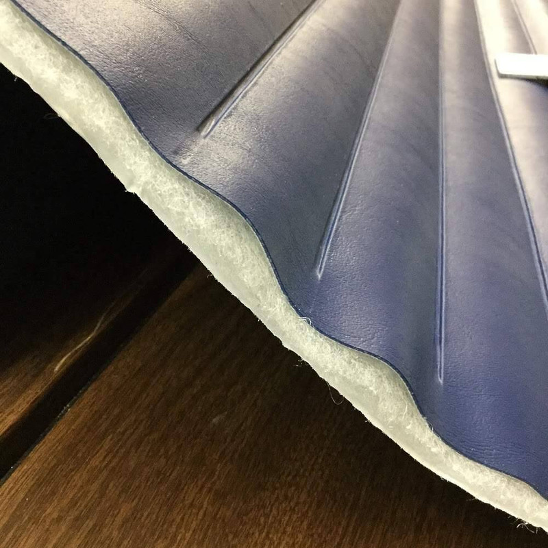 Seaquest Roll N Pleat | Midnight Blue | PSQ-016 | PLEATED MARINE VINYL Fabric | SUN + SALT PROOF | 54 wide | By the Yard