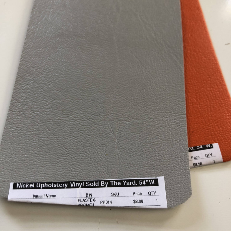 Nickel Upholstery Vinyl Fabric Sold By The Yard.   54"W.