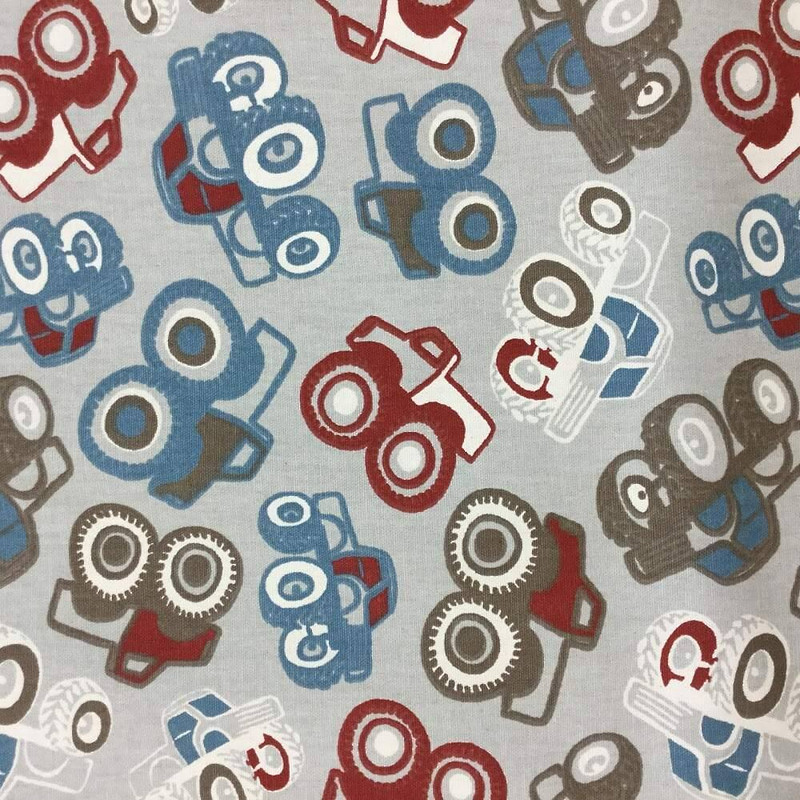 Premier Prints Childrens Trucks Cecilia  Upholstery / Drapery Fabric By the Yard