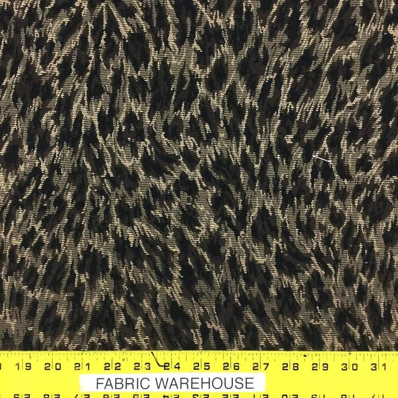 Abstract Cheetah Print Upholstery / Drapery Fabric | 54"W | By the Yard