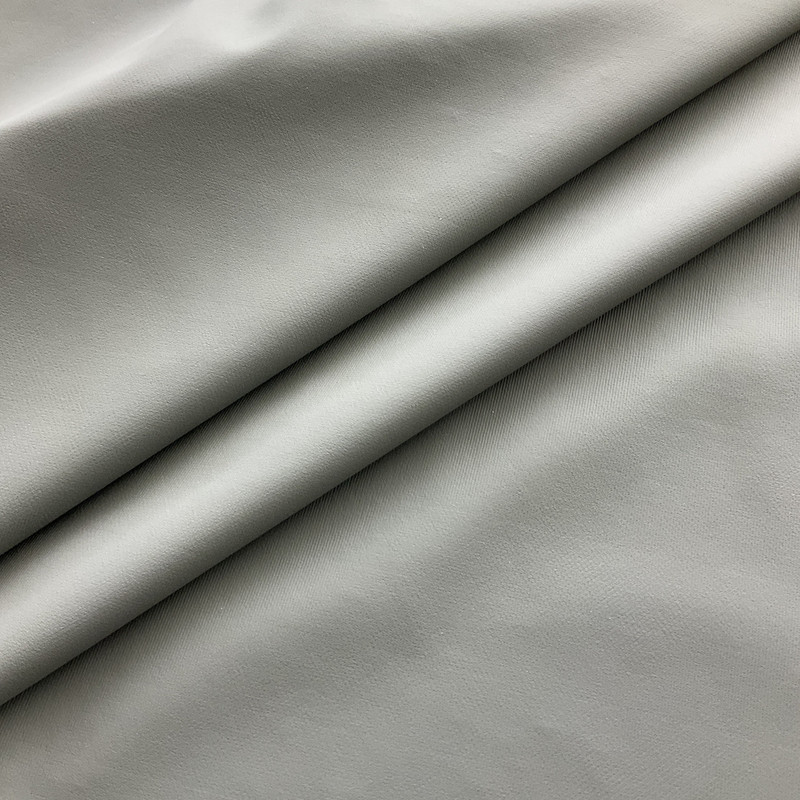 Stone Gray Ultra Thin Faux Leather Vinyl Fabric | Apparel / Light Upholstery | 4 way stretch | 54 wide | By the Yard