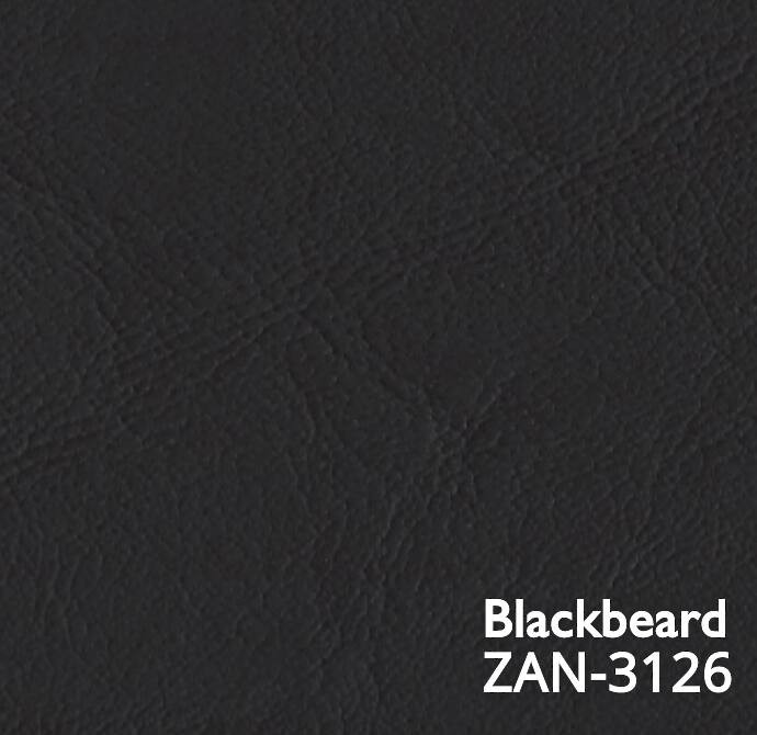 Blackbeard Black Marine Vinyl Fabric | ZAN-3126 | Spradling Softside ZANDER | Upholstery Vinyl for Boats / Automotive / Commercial Seating | 54"W | BTY