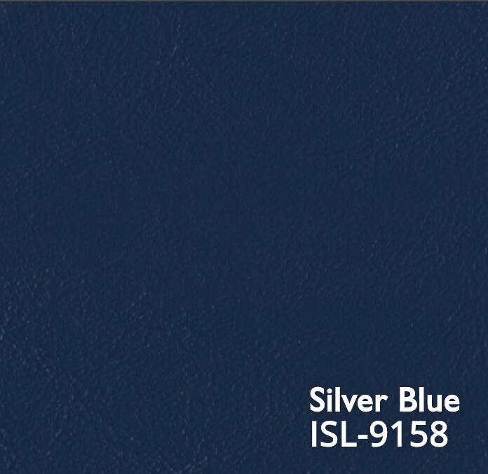 Silver Blue Marine Vinyl Fabric | ISL-9158 | Spradling Softside ISLANDER | Upholstery Vinyl for Boats / Automotive / Commercial Seating | 54"W | BTY