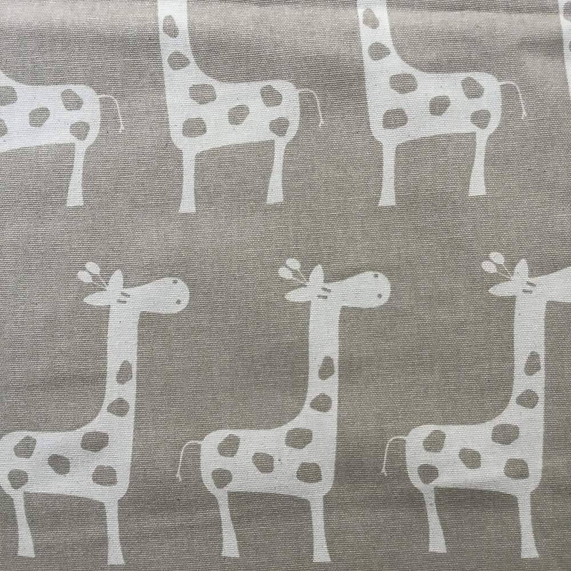 Giraffes in Natural Tan | Home Decor Fabric | Premier Prints | 54 Wide | BTY