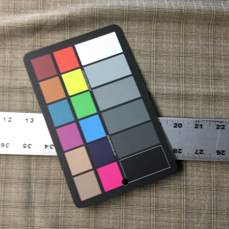 Beige Brown Plaid Fabric | Poly-Cotton Blend | Apparel Blouse Skirts Dresses