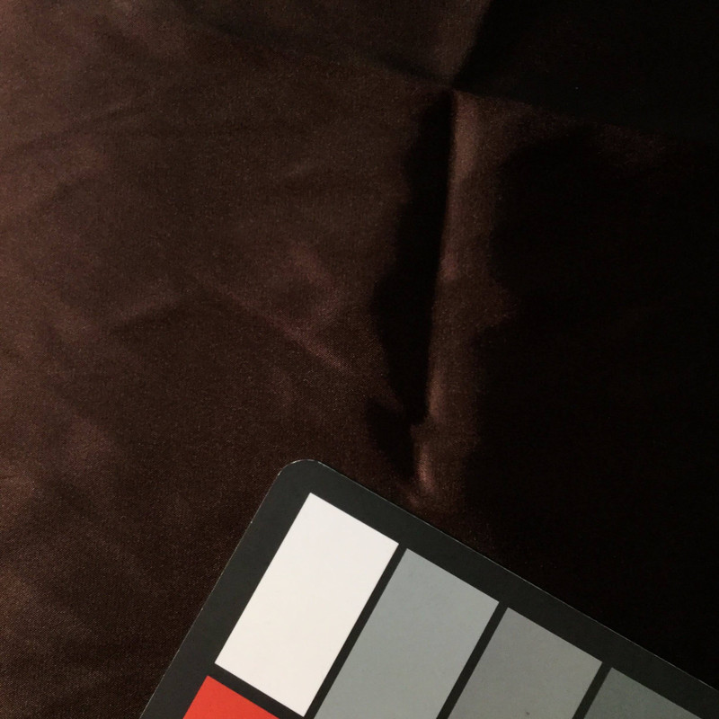 Chocolate Brown Satin Fabric | Woven Poly | Apparel Linings Crafts Drapes