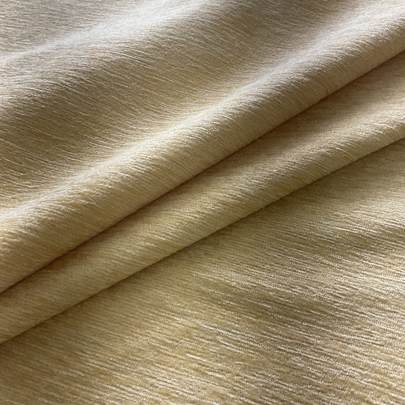 Butter Yellow Low Pile Chenille Upholstery Fabric | 58 W | By the Yard | Durable