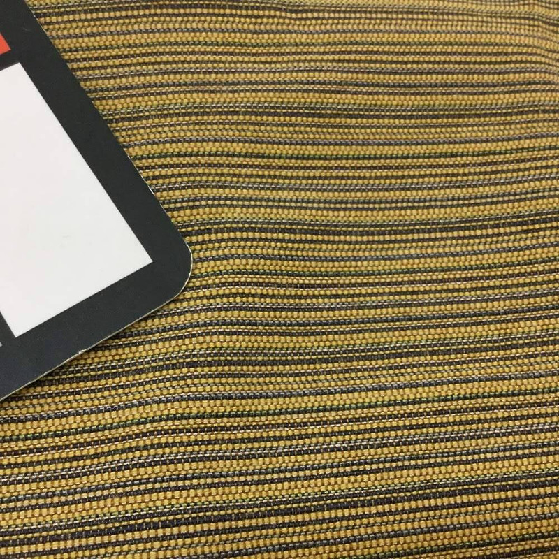 Subtle Tan and Brown Micro Stripes | Upholstery Fabric | 56 Wide | By the Yard