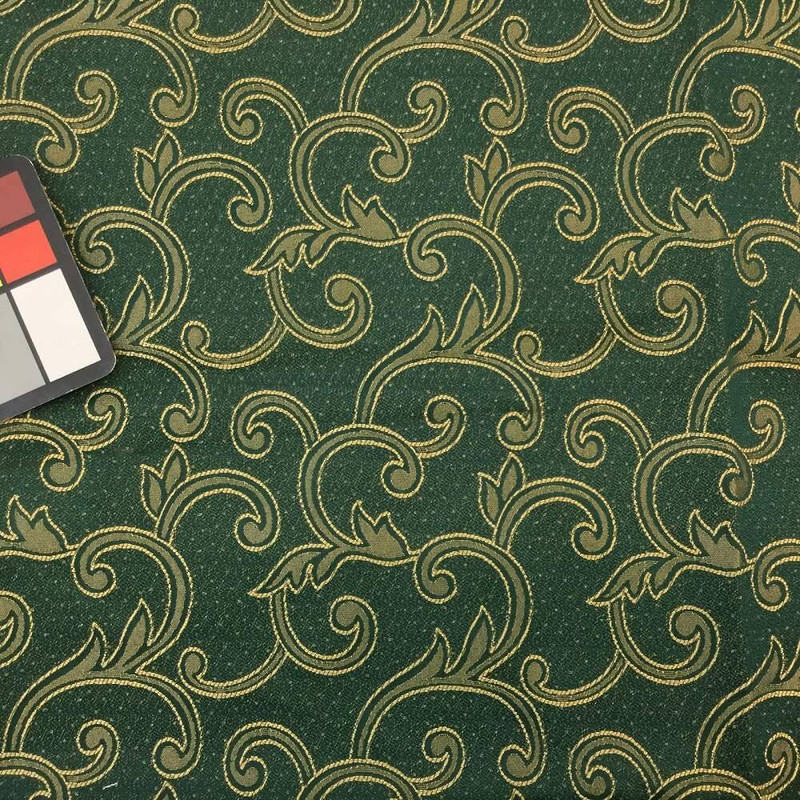 Green Flourishing Stems | Upholstery Fabric | 54 Wide | By the Yard | Durable