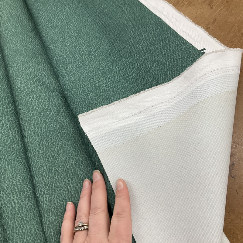 Mottled Green | Vinyl Tablecloth / Upholstery Fabric | 56 Wide | By the Yard