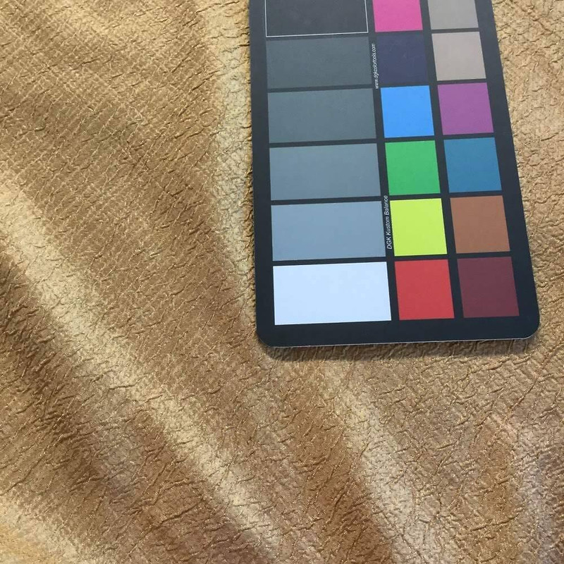 Gold Crinkle Texture  Polyester Silky Solid Fabric | Apparel | Dresses | Tops | Lining | By The Yard | 60 inch wide