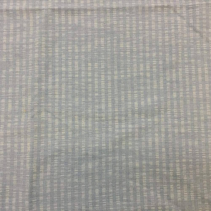 Blue and White Subtle Stripes | Upholstery Fabric | 58 W | By the Yard | Durable