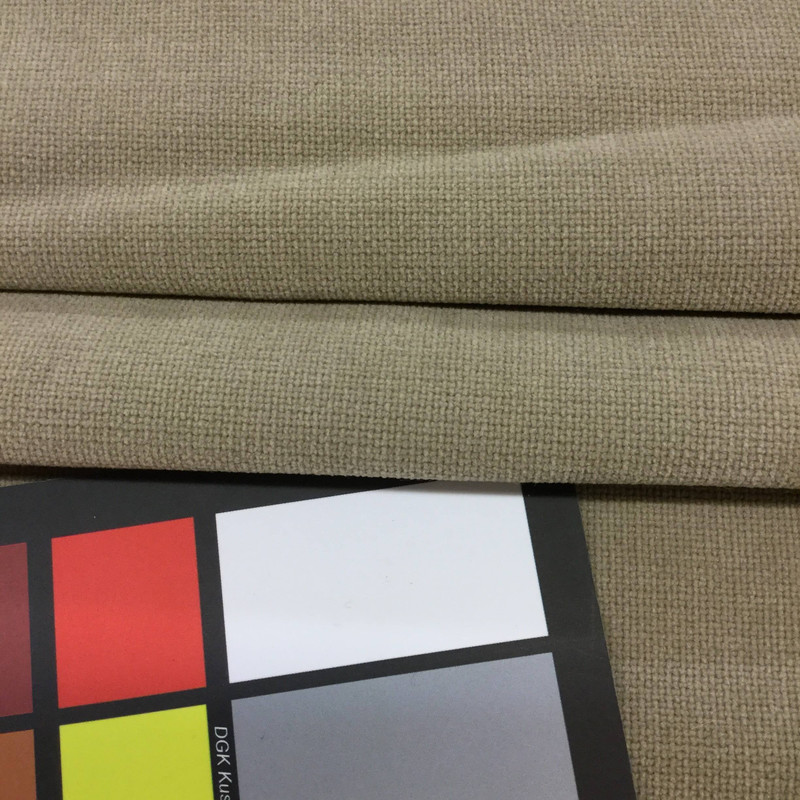 Tan Low-Pile Chenille | Upholstery Fabric | 55 Wide | By the Yard | Super Soft