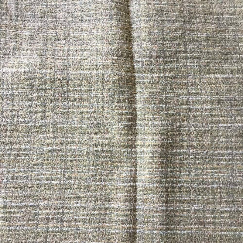 Tan with Subtle Green and White | Upholstery Fabric | 54 Wide | By the Yard